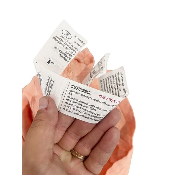 Abercrombie & Fitch Orange Womens Boxer Shorts Linen Size XS New - Picture 4 of 7